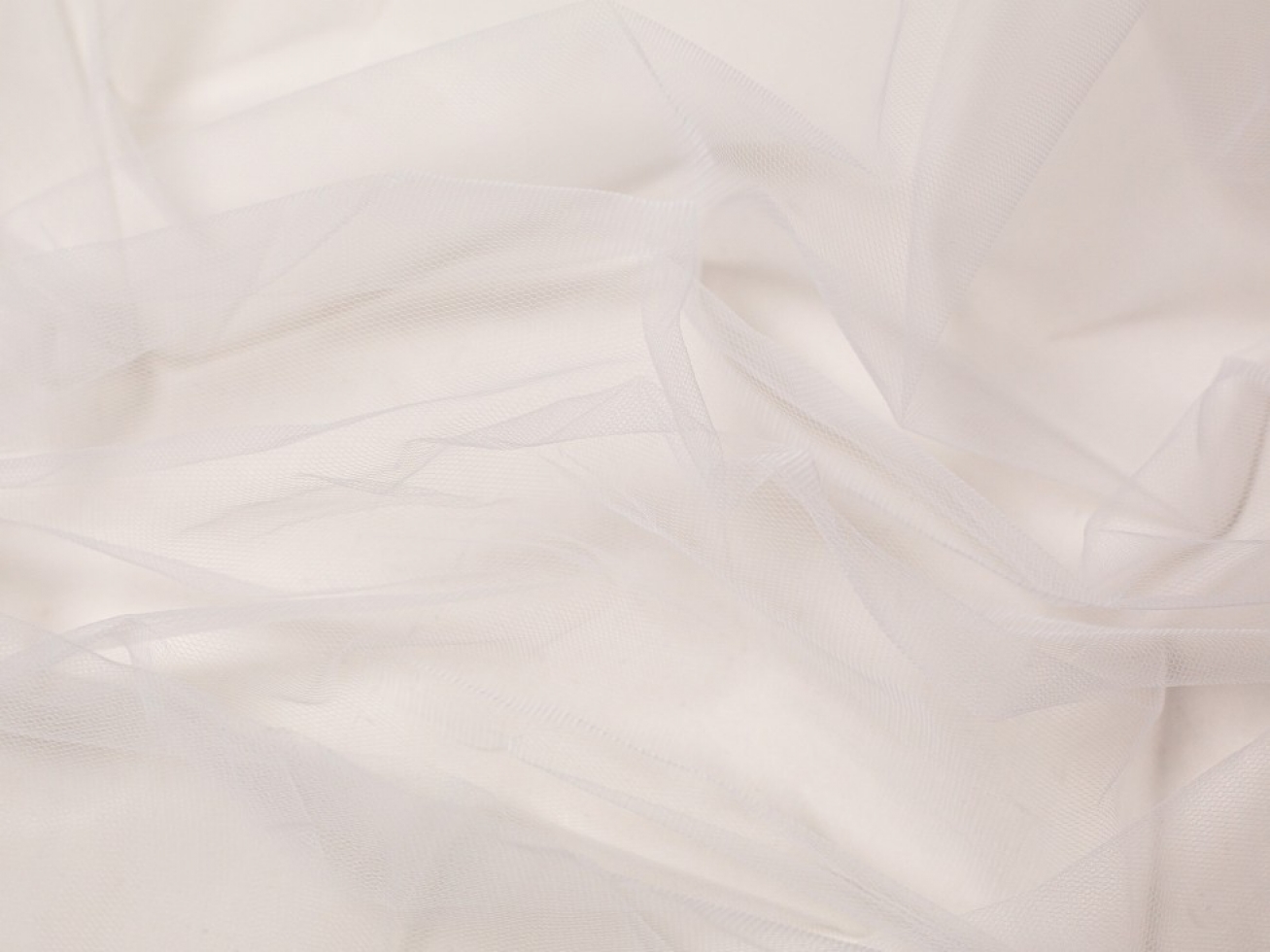 Minerva Core Range Soft Veiling Tulle Fabric White