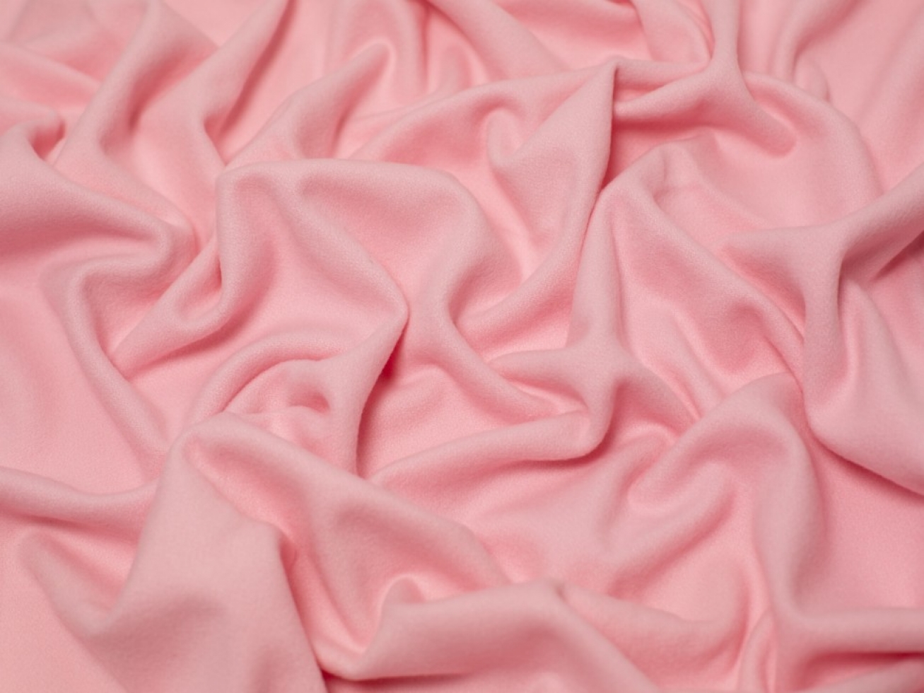 Minerva Core Range Luxury Cashmere Wool Coating Fabric Baby Pink