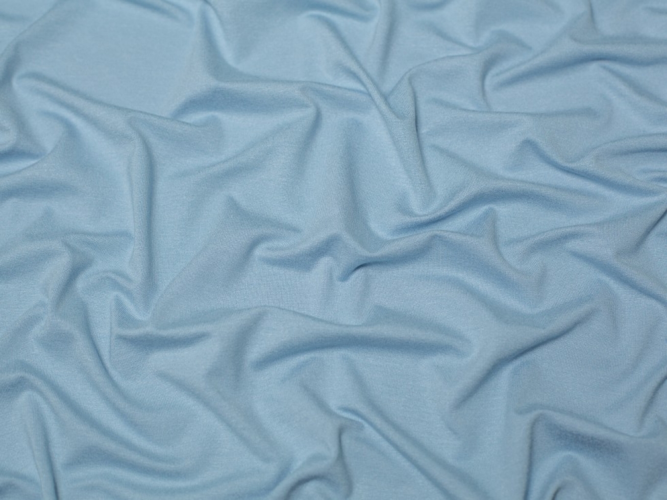 Minerva Core Range Luxury Viscose Jersey Stretch Knit Fabric Ice Blue