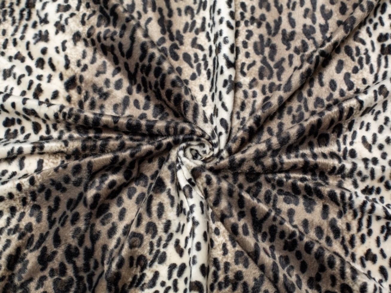 Minerva Core Range Velboa Faux Fur Fabric Lynx