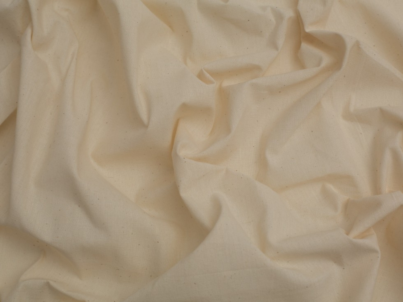 Minerva Core Range Light Weight Calico Fabric Cream