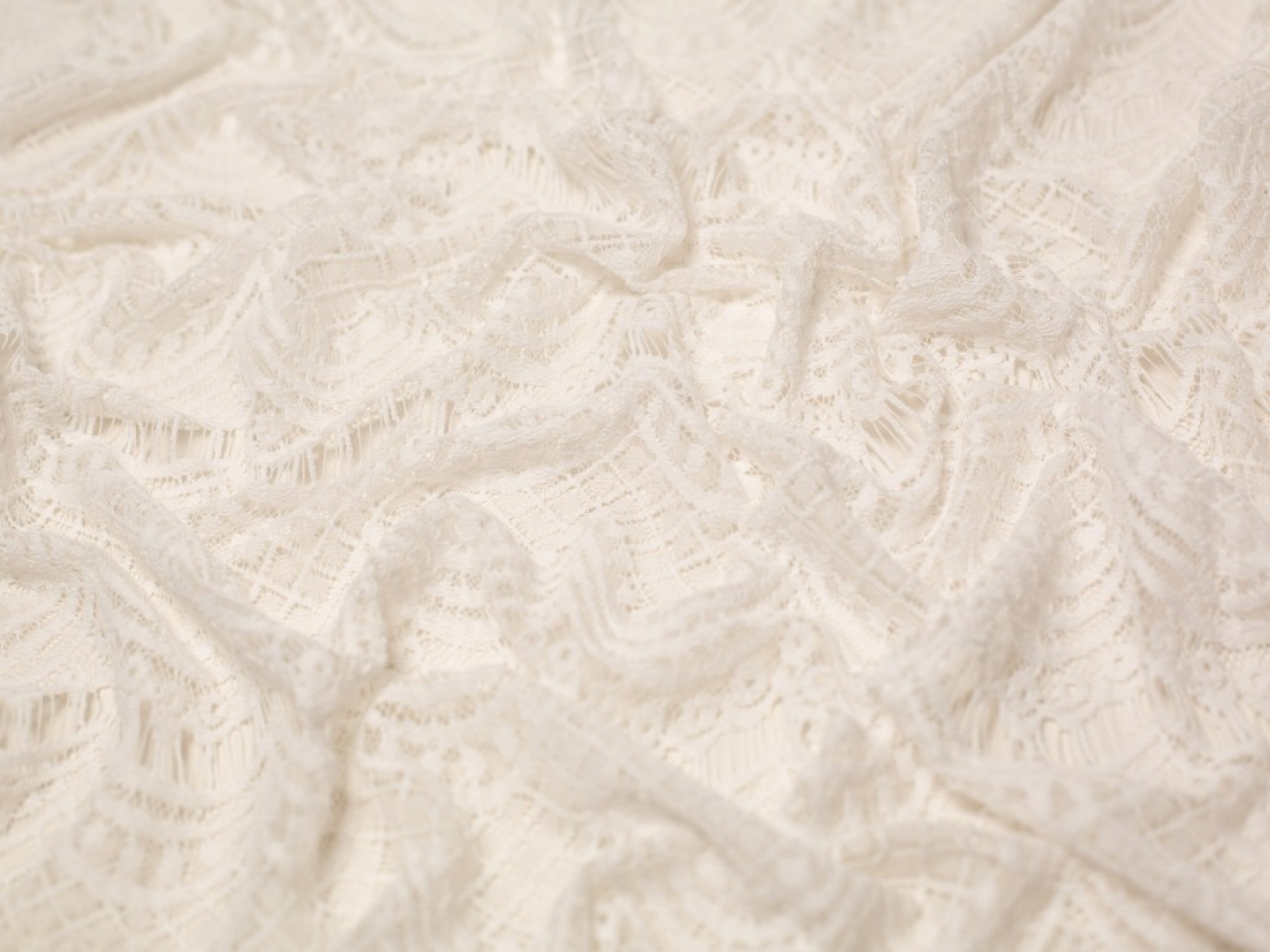 Minerva Core Range Catania Lace Fabric Ivory
