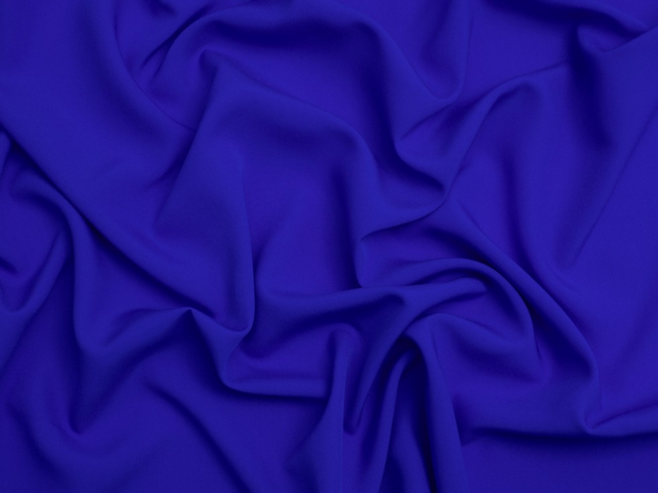 Minerva Core Range Soft Touch Crepe Fabric Electric Blue