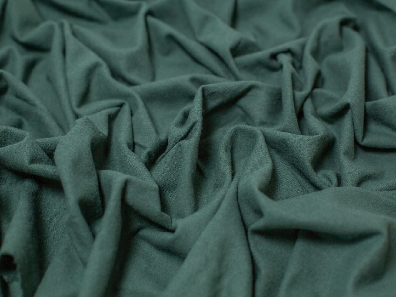 Minerva Core Range Light Cotton Flannel Fabric Forest