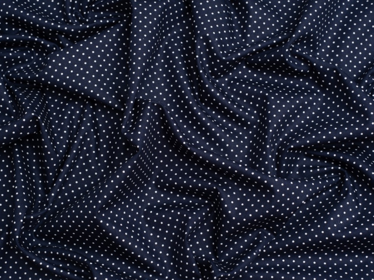 Minerva Core Range 100% Cotton Poplin Fabric Navy Blue