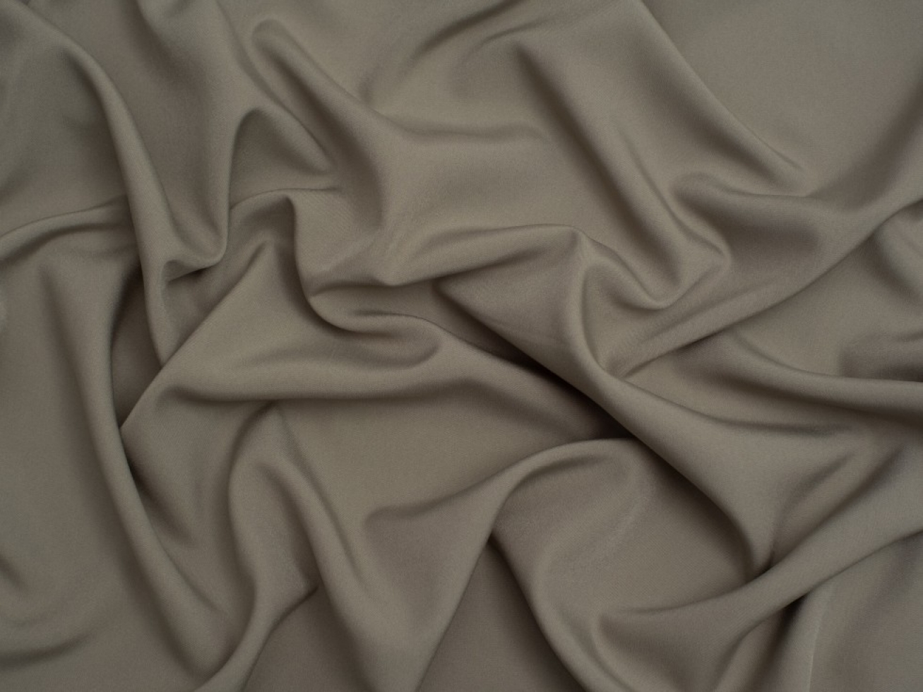 Minerva Core Range Soft Touch Crepe Fabric Stone Grey