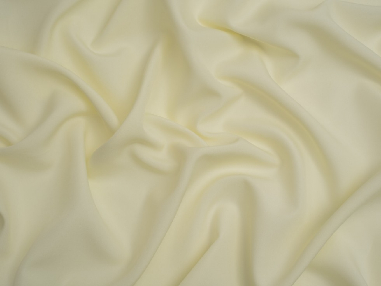 Minerva Core Range Soft Touch Crepe Fabric Pastel Lemon