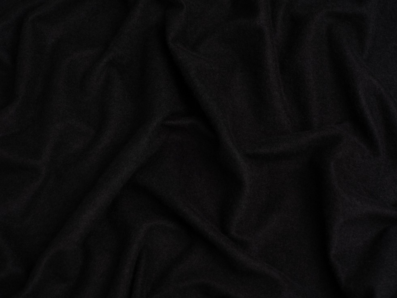 Minerva Core Range Brushed Back Tracksuit Knit Fabric Black