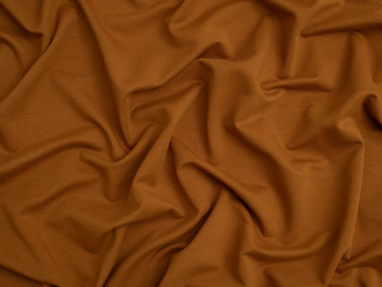 Minerva Core Range Light Loop Back French Terry Stretch Knit Fabric Camel