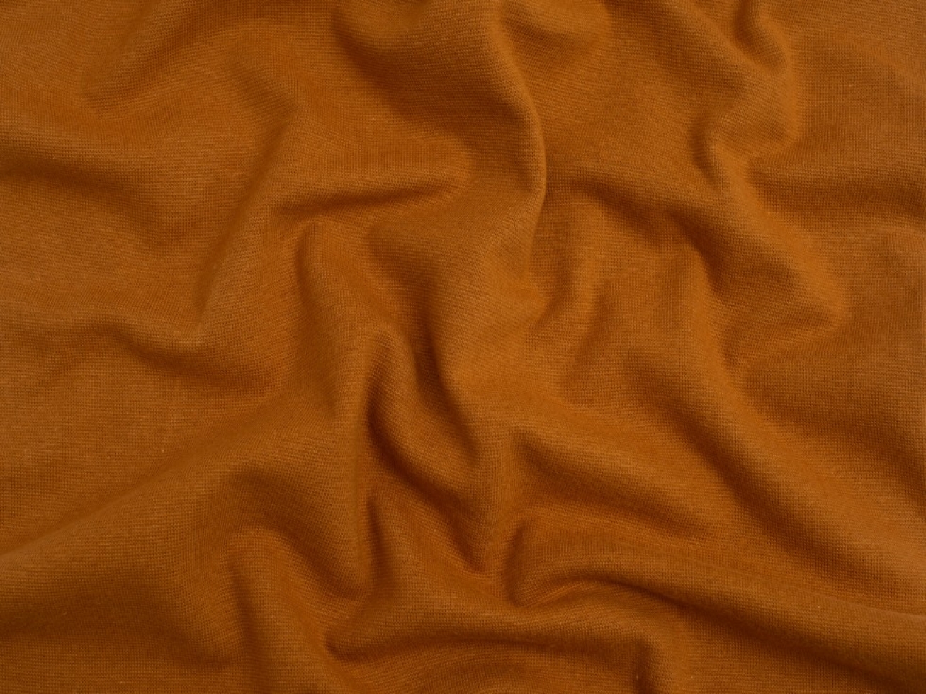 Minerva Core Range Tubular Ribbing Stretch Knit Fabric Camel