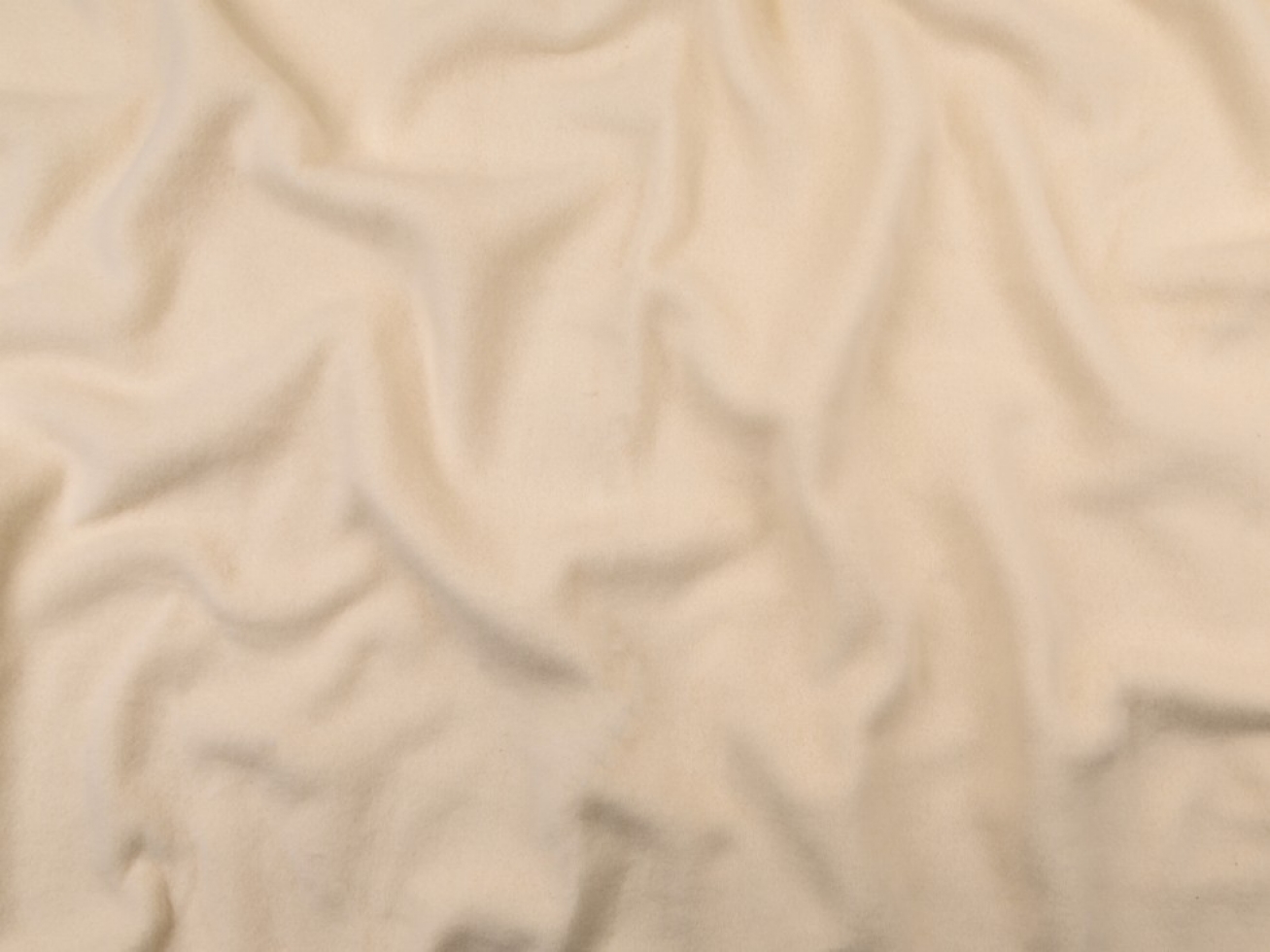Minerva Core Range 100% Cotton Fleece Fabric Cream