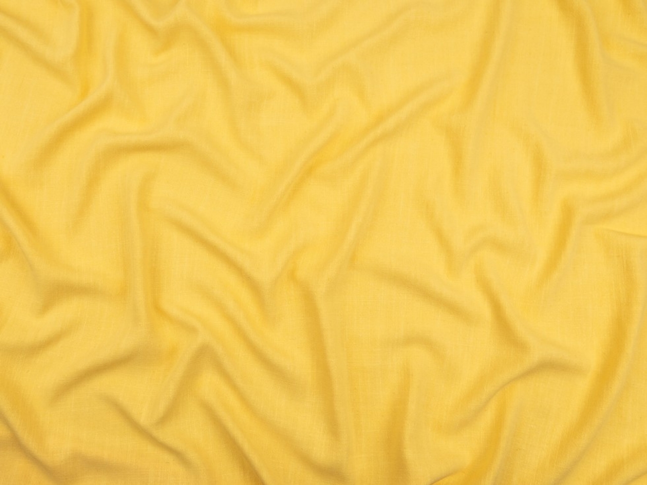 Minerva Core Range Textured Viscose Linen Noil Fabric Mustard