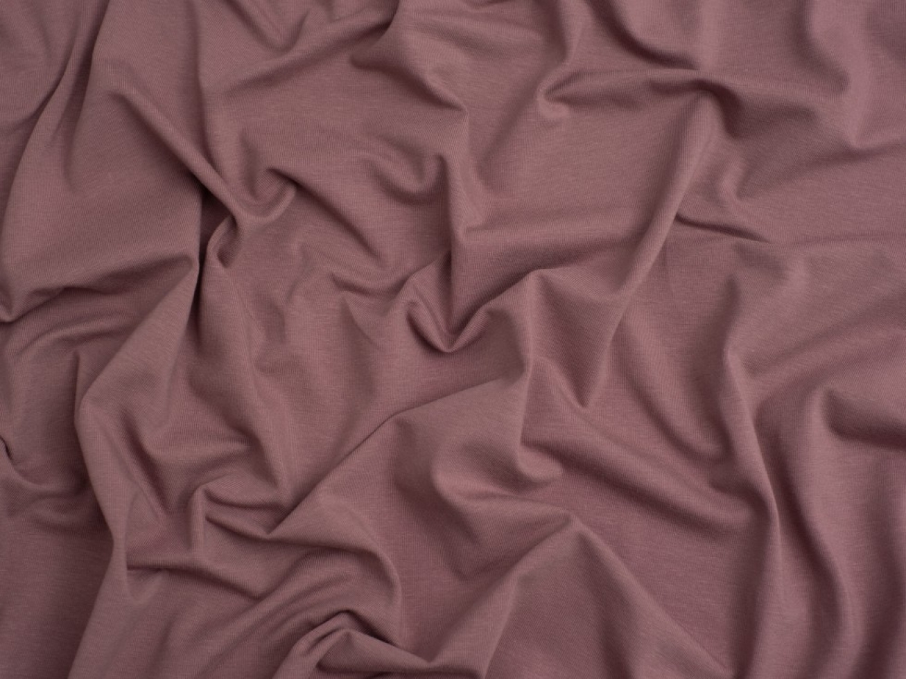 Minerva Core Range Baby Soft Cotton Jersey Stretch Knit Fabric Mauve