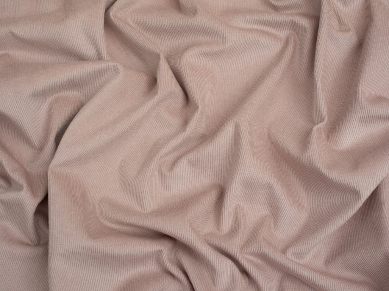 Minerva Core Range 16 Wale Stretch Woven Needlecord Fabric Blush