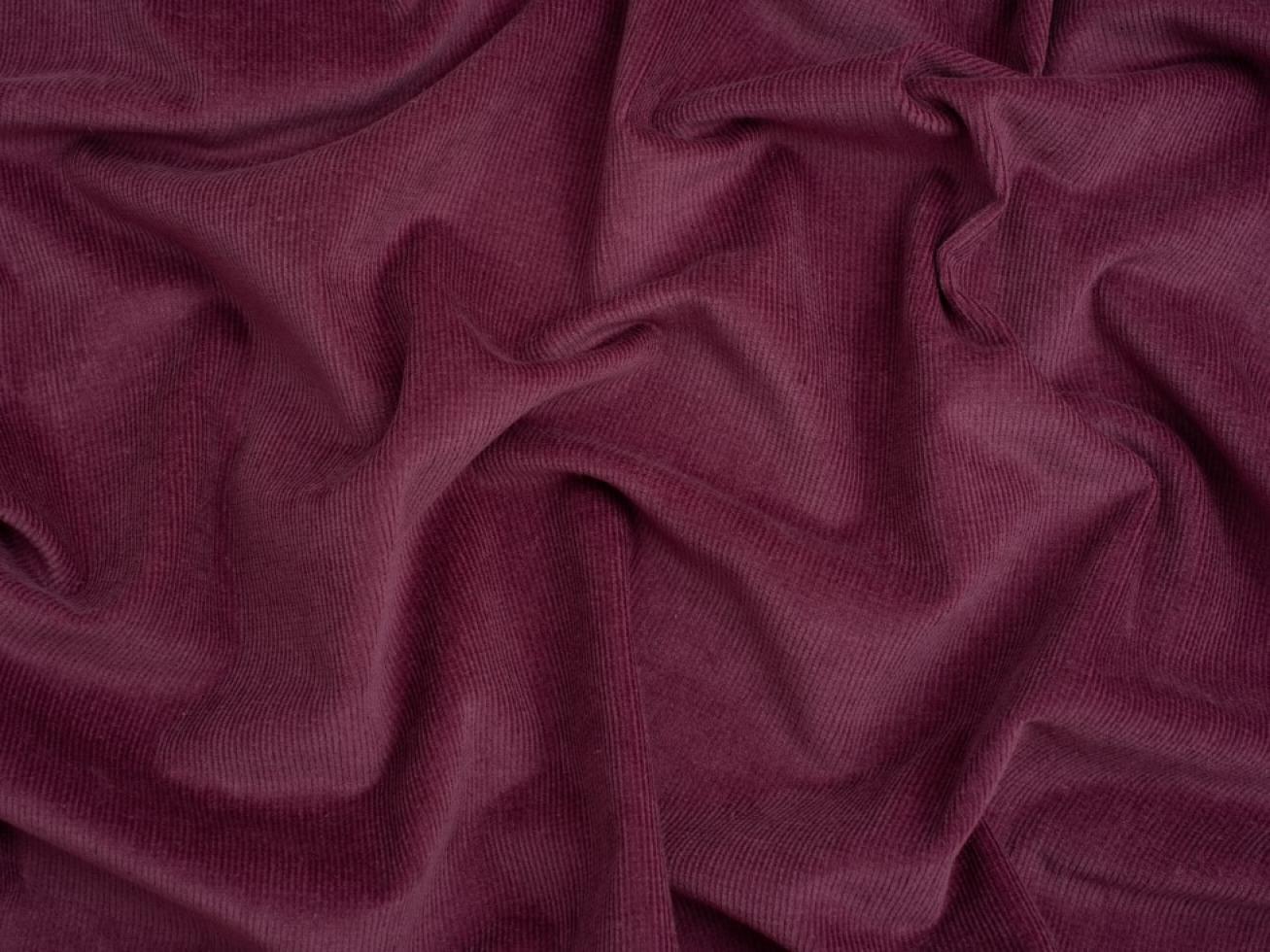 Minerva Core Range 16 Wale Stretch Woven Needlecord Fabric Dusty Pink