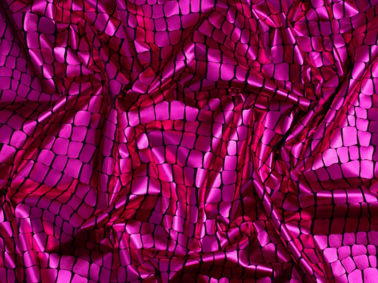 Minerva Core Range Metallic Activewear Lycra Four Way Stretch Knit Fabric