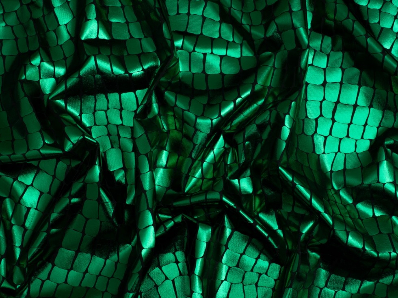 Minerva Core Range Metallic Activewear Lycra Four Way Stretch Knit Fabric