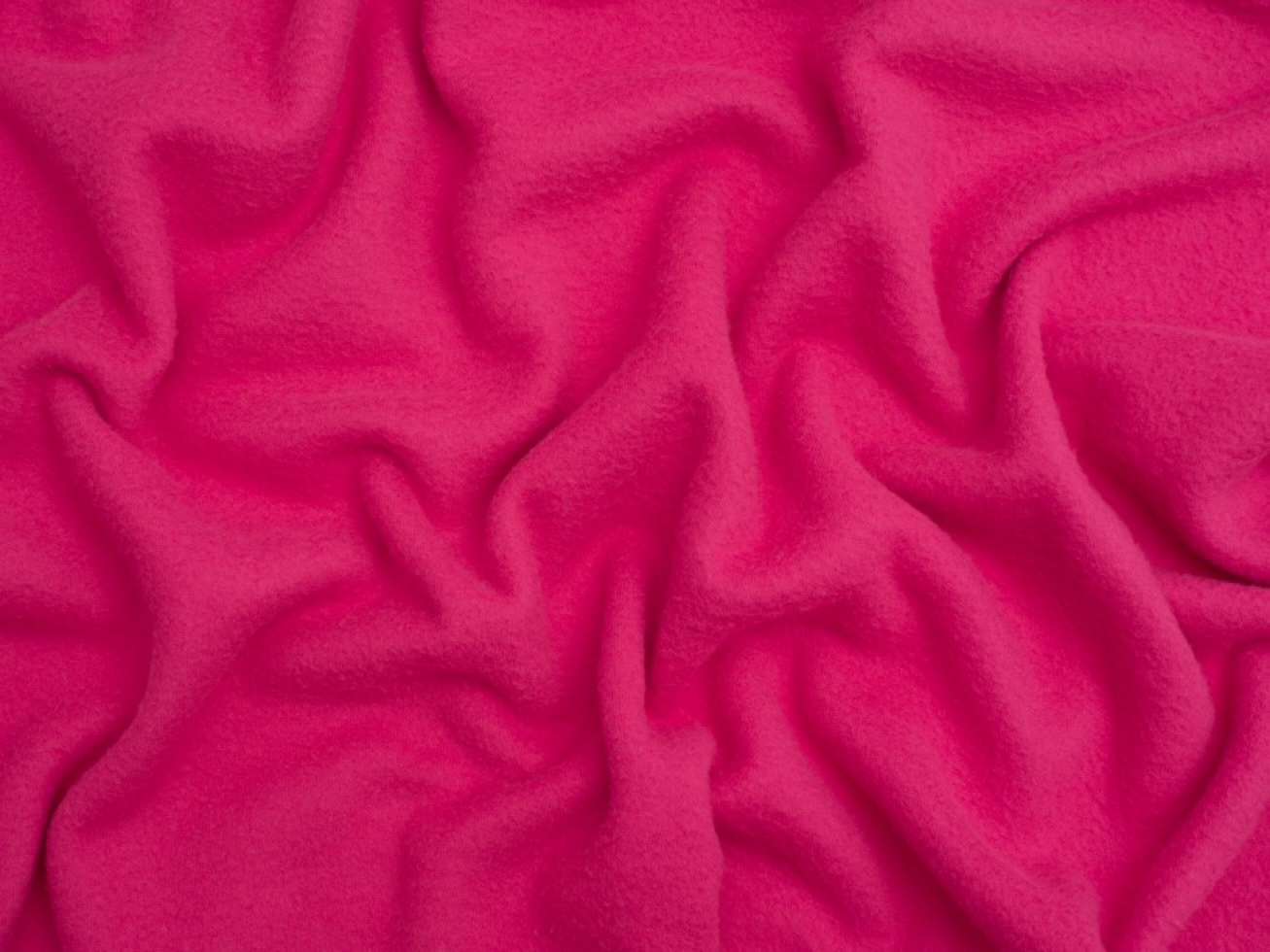 Minerva Core Range Brushed Microfleece Fabric Fuchsia Pink