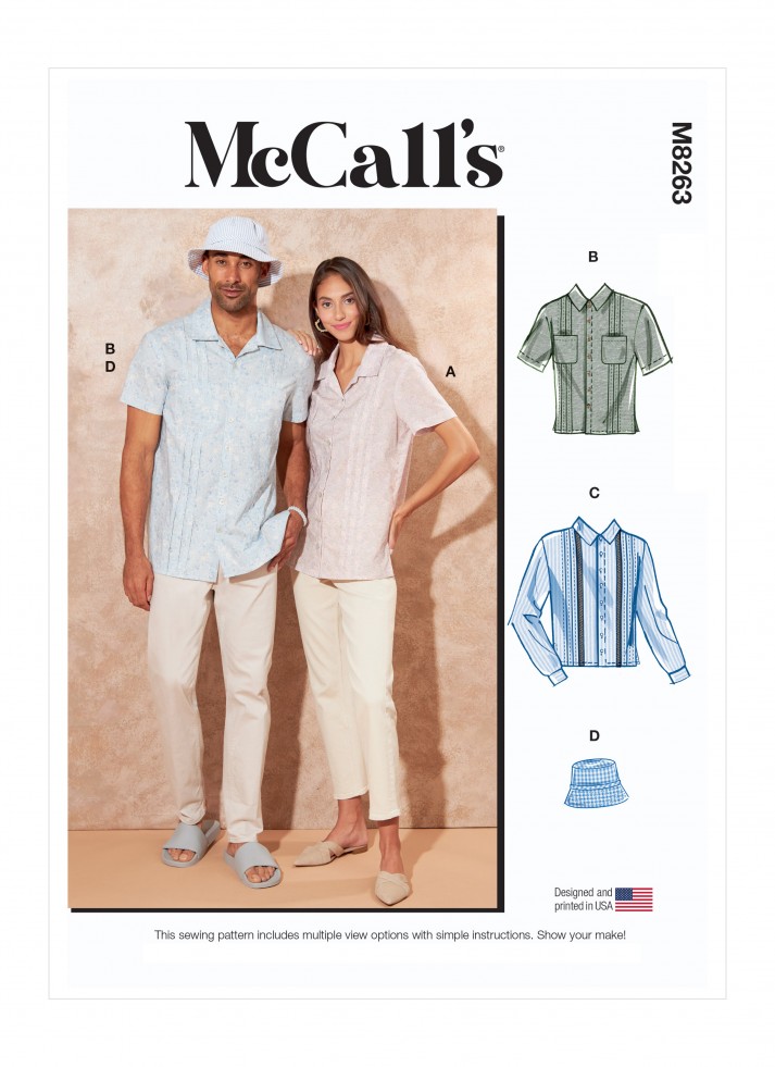 McCalls Paper Sewing Pattern 8263 | Minerva