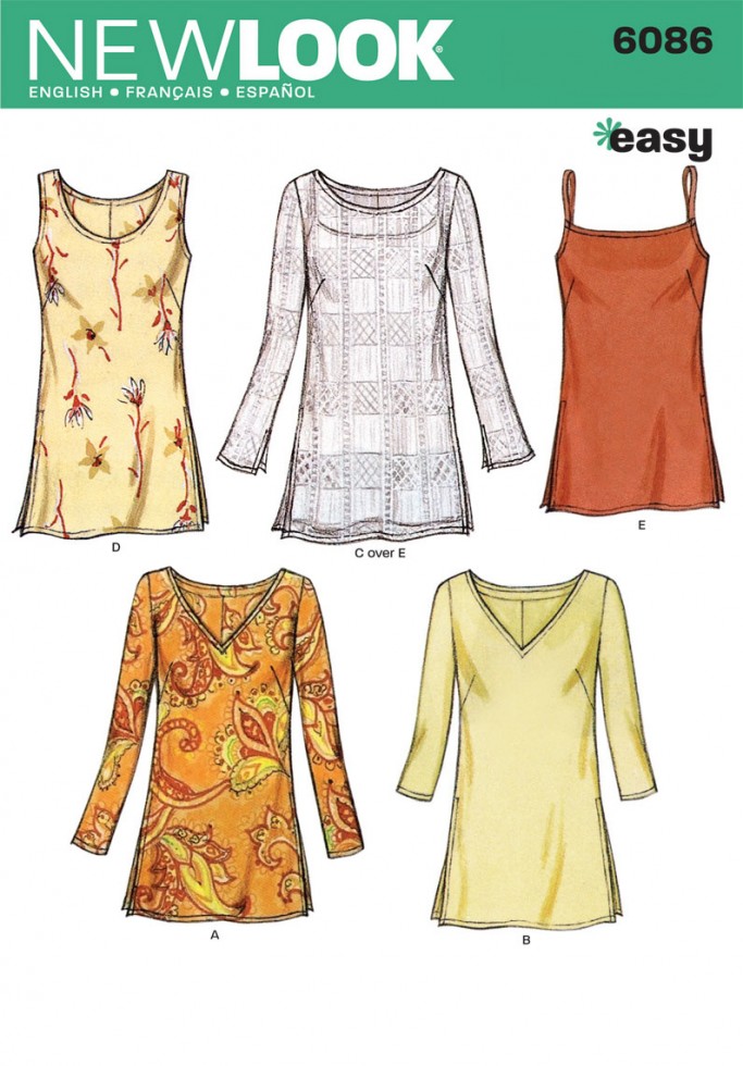New Look Paper Sewing Pattern 6086 | Minerva