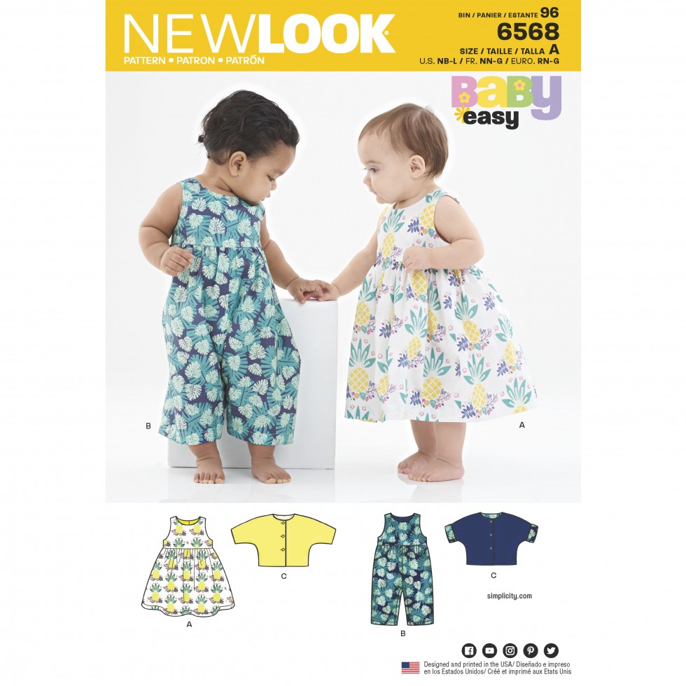 New Look Paper Sewing Pattern 6568 | Minerva