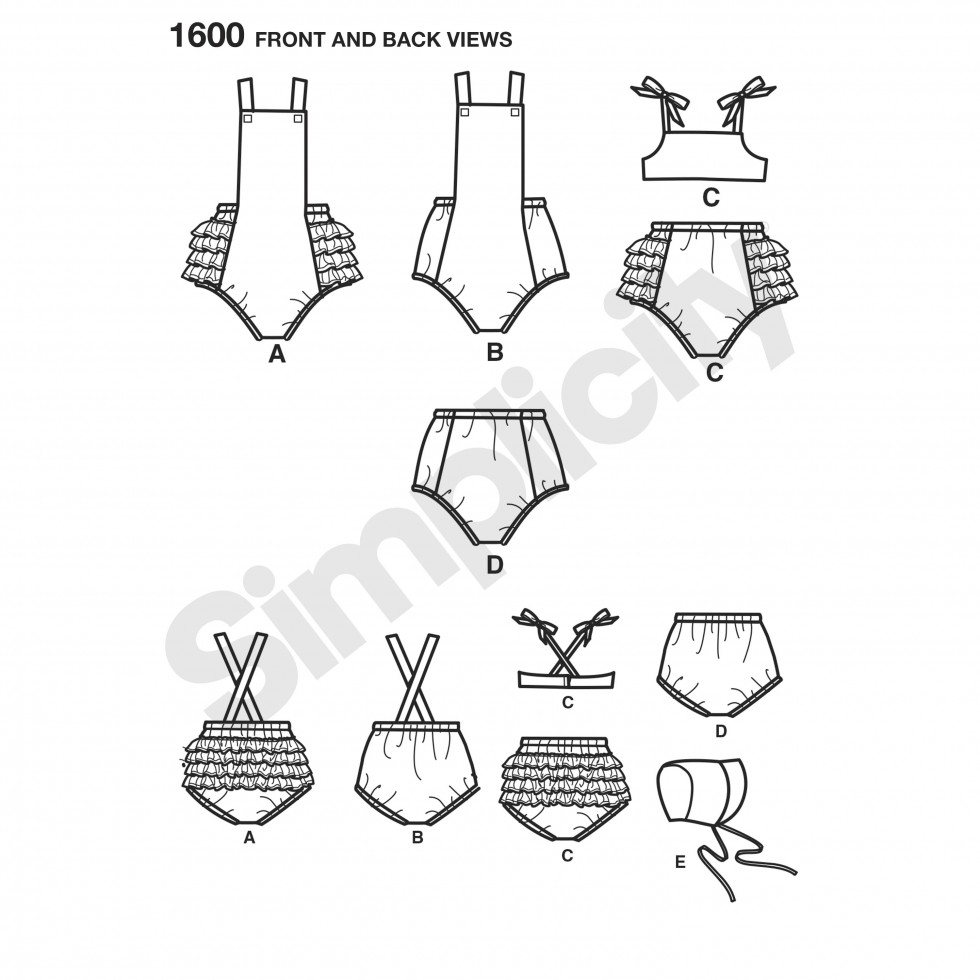 Simplicity Paper Sewing Pattern 1600 | Minerva