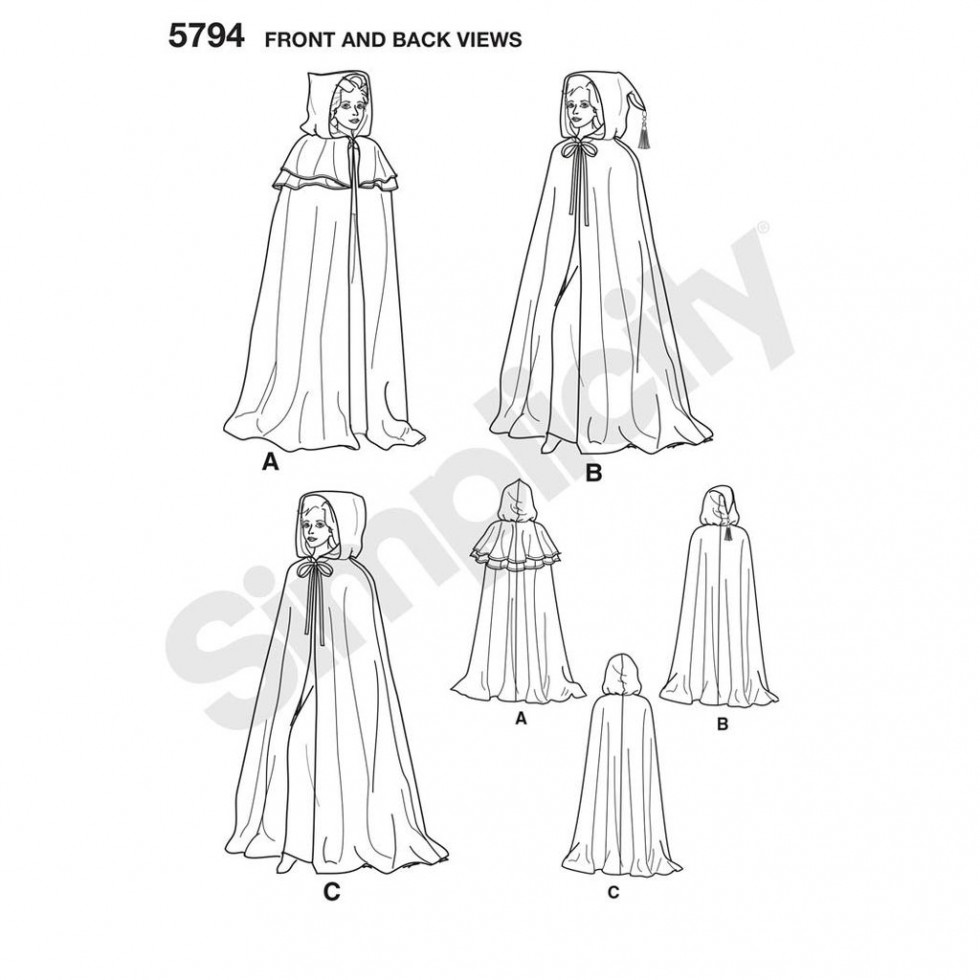 Simplicity-5794-A · XS-S-M-L