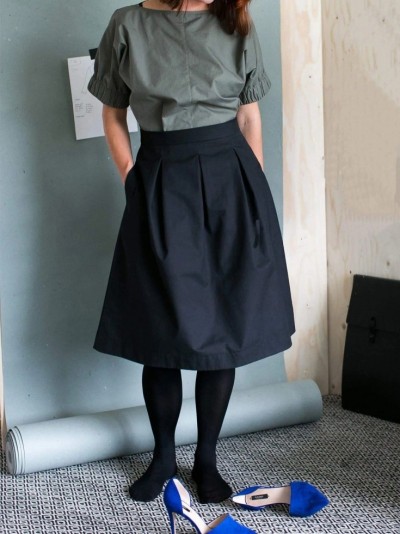 box pleat dress assembly line Assembly Line Box Pleat Dress works well in wool suiting Sheila O'Kelly Sews