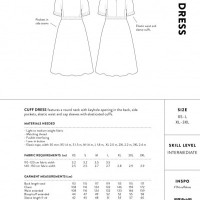 The Assembly Line Paper Sewing Pattern Cuff Dress | Minerva